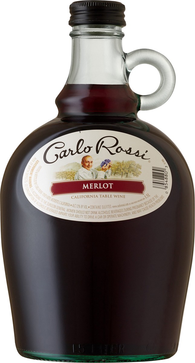 slide 2 of 2, Carlo Rossi Red Wine, 1.50 liter