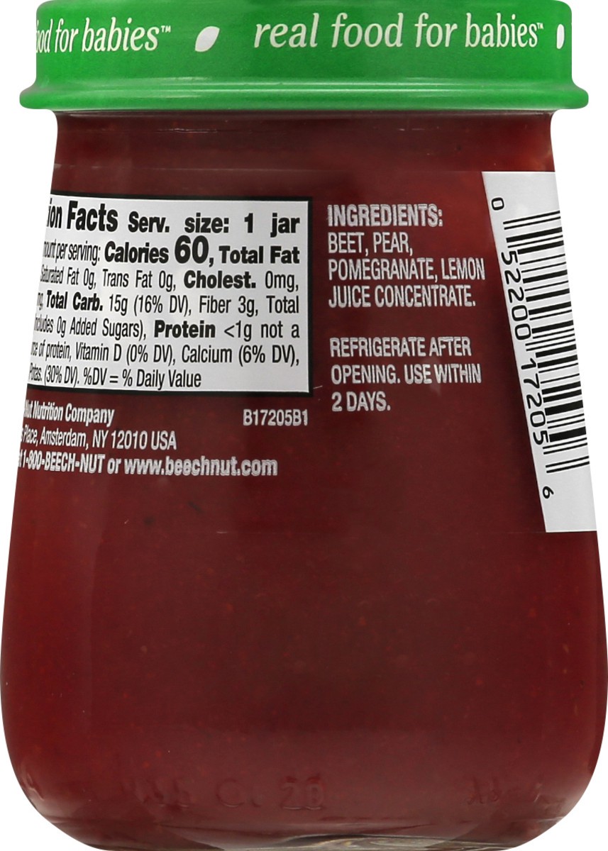 slide 4 of 9, Beech-Nut Naturals Stage 2 Beet, Pear & Pomegranate 4 oz, 4 oz