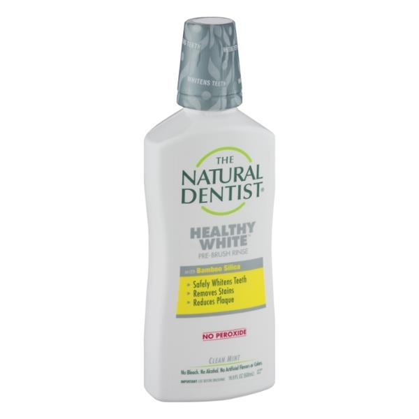 slide 1 of 2, The Natural Dentist Healthy White Pre-Brush Rinse Clean Mint - 16.9floz, 16.9 fl oz