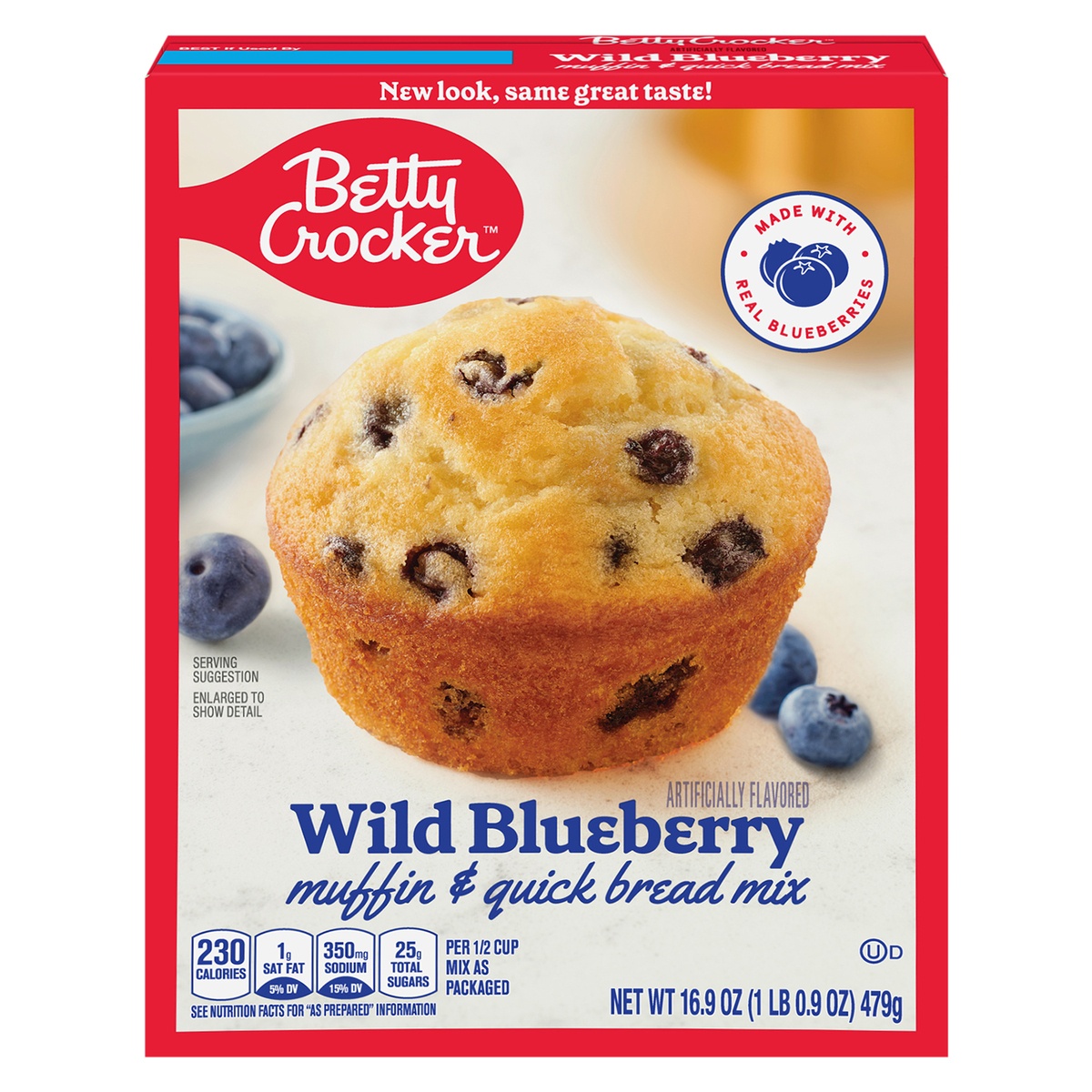 slide 1 of 4, Betty Crocker Wild Blueberry Muffin and Quick Bread Mix, 16.9 oz, 16.9 oz