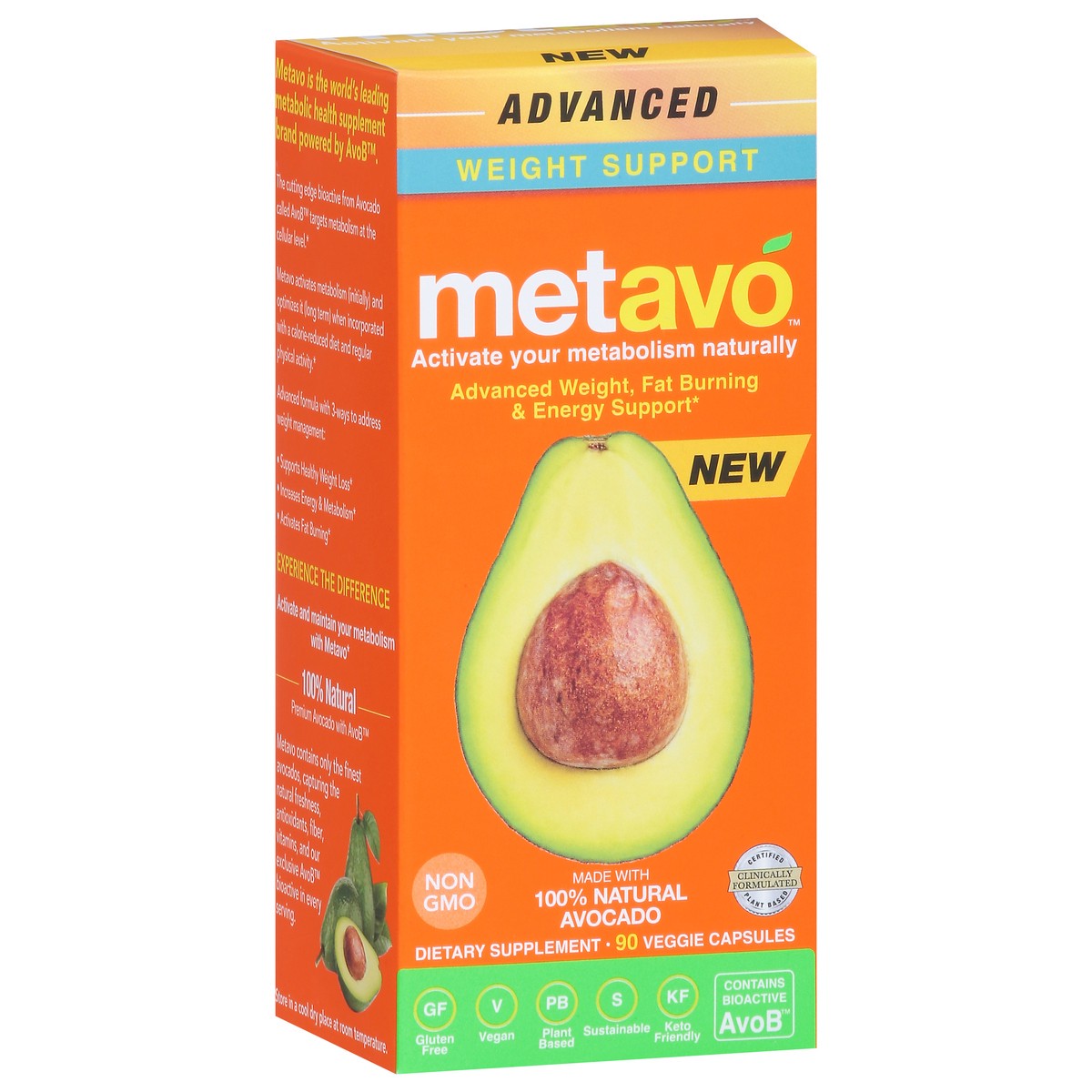 slide 6 of 14, Metavo Advanced Weight Support 90 ea, 90 ct