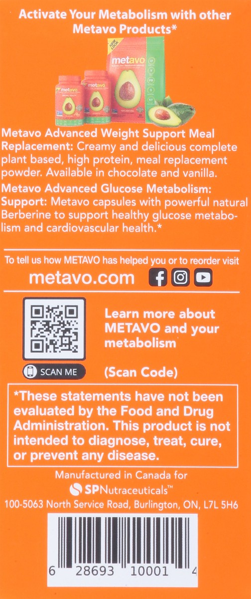 slide 5 of 14, Metavo Advanced Weight Support 90 ea, 90 ct
