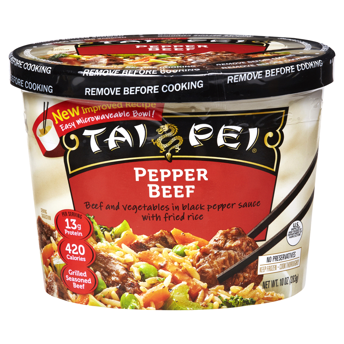 slide 1 of 1, Tai Pei Pepper Beef, 14.2 oz