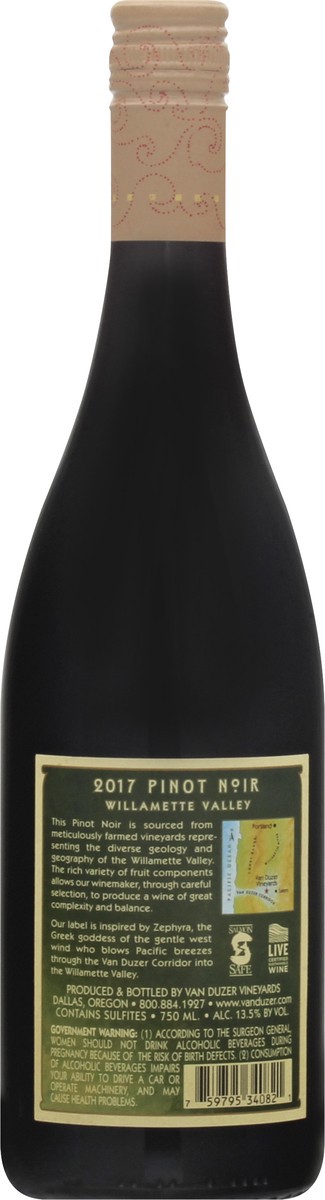 slide 7 of 9, Van Duzer Willamette Pinot Noir, 750 ml