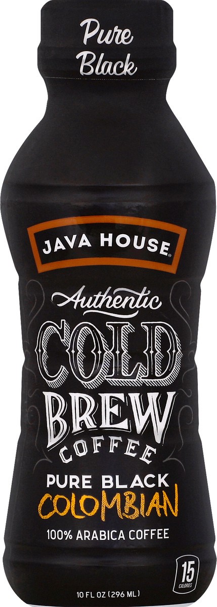 slide 5 of 9, Java House Colombian Pure Black Authentic Cold Brew 100% Arabica Coffee 10.0 oz, 10 oz