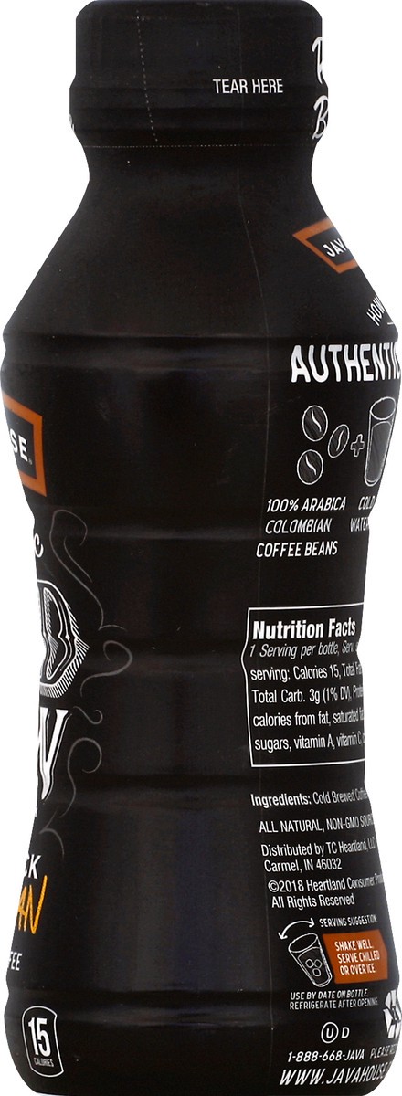 slide 6 of 9, Java House Colombian Pure Black Authentic Cold Brew 100% Arabica Coffee 10.0 oz, 10 oz