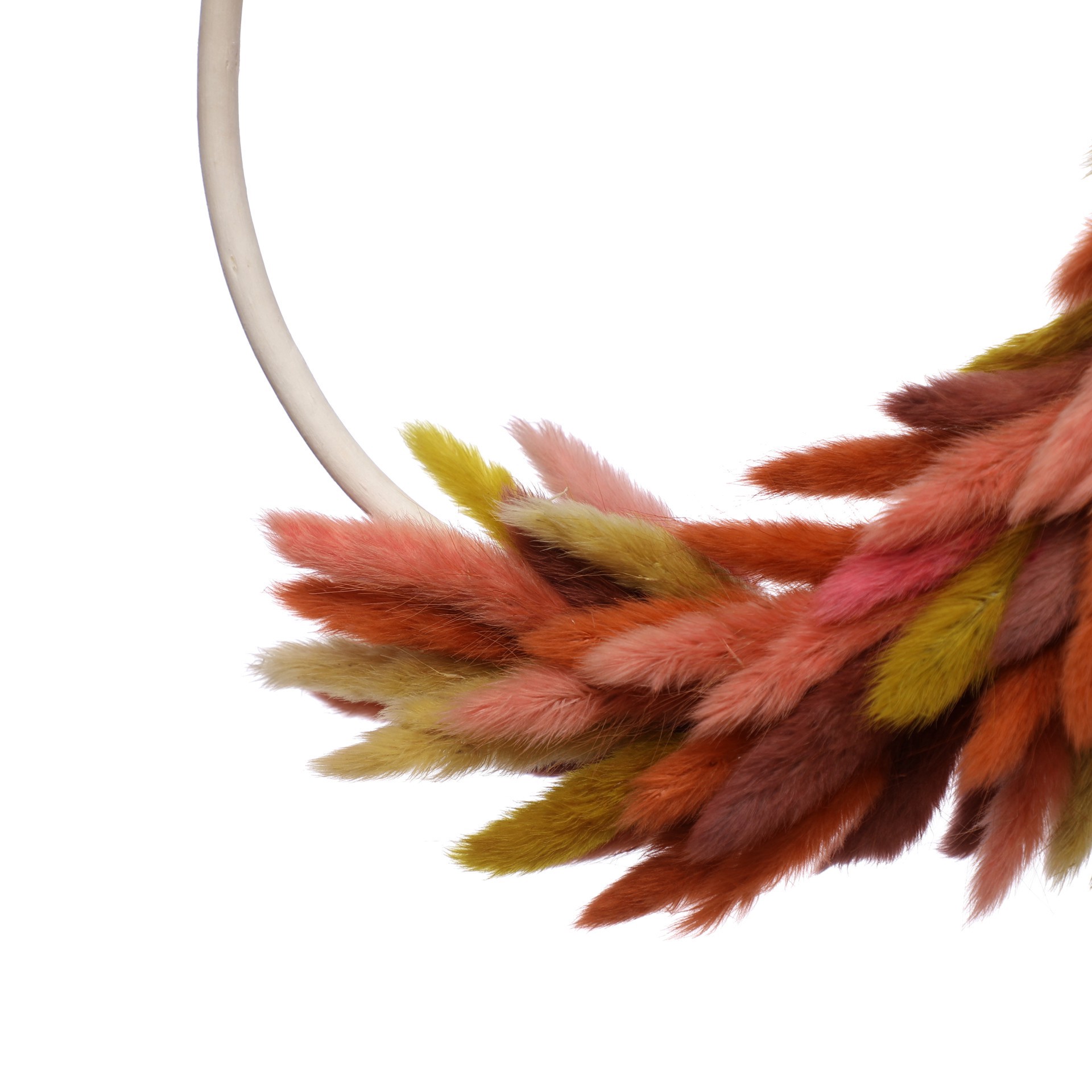 slide 2 of 3, 10" Hare's Tail Grass Wreath By Ashland, 10 in