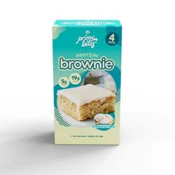 Prime Bites Glazed Cinnamon Roll Brownie 4 ct