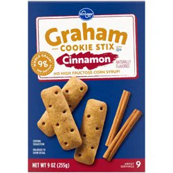 Kroger Cinnamon Graham Cookie Stix