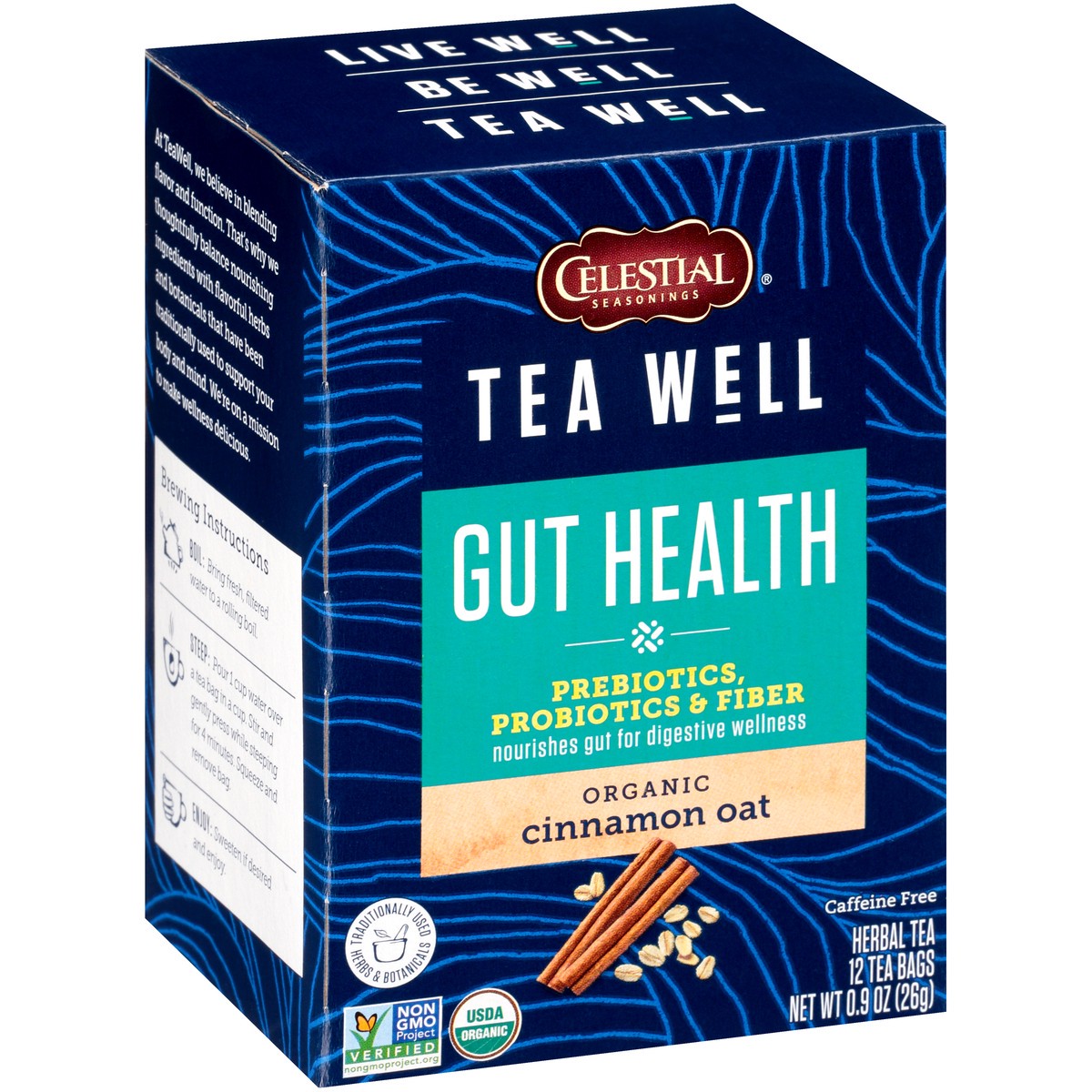 slide 7 of 8, Celestial Seasonings Gut Health Tea- 12 ct, 12 ct
