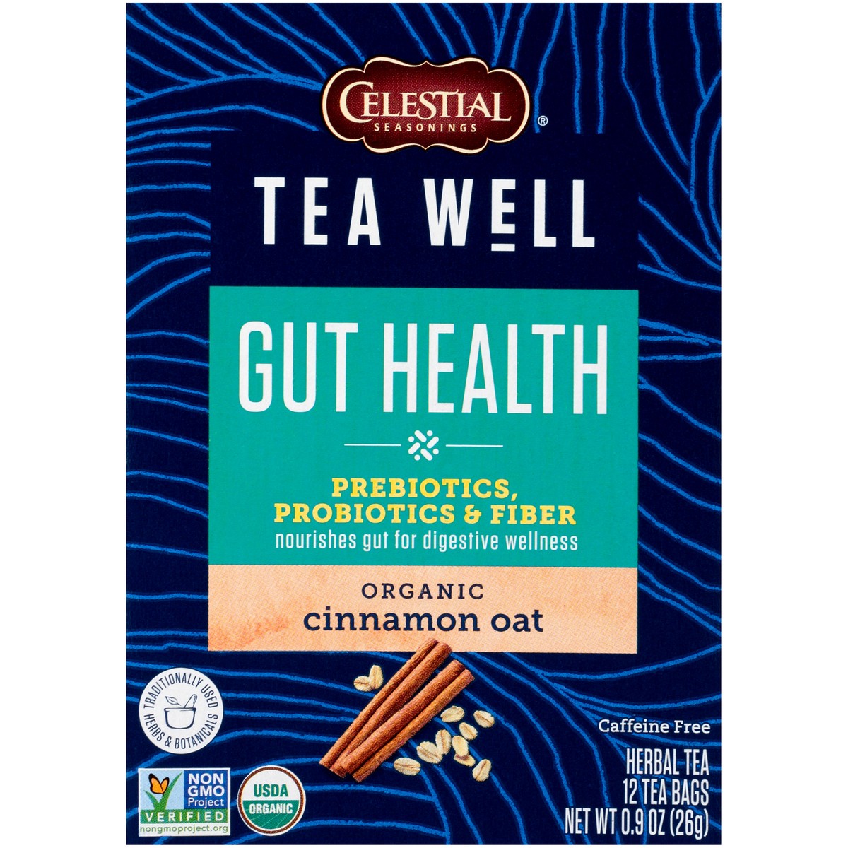 slide 2 of 8, Celestial Seasonings Gut Health Tea- 12 ct, 12 ct