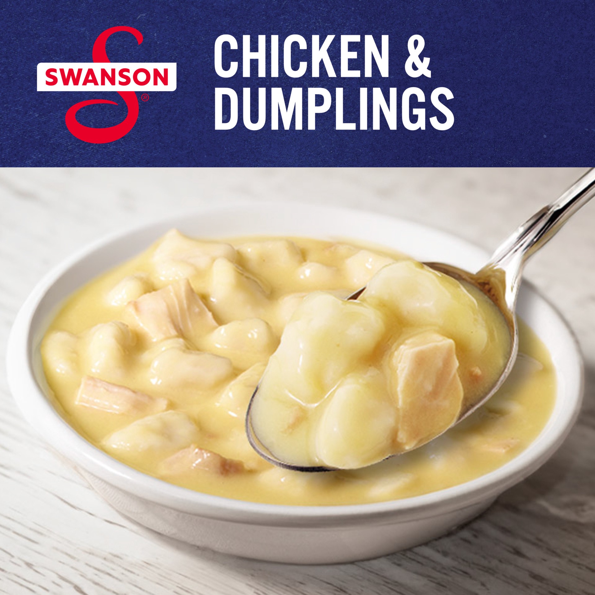 slide 8 of 8, Swanson Chicken & Dumplings, 10.5 oz