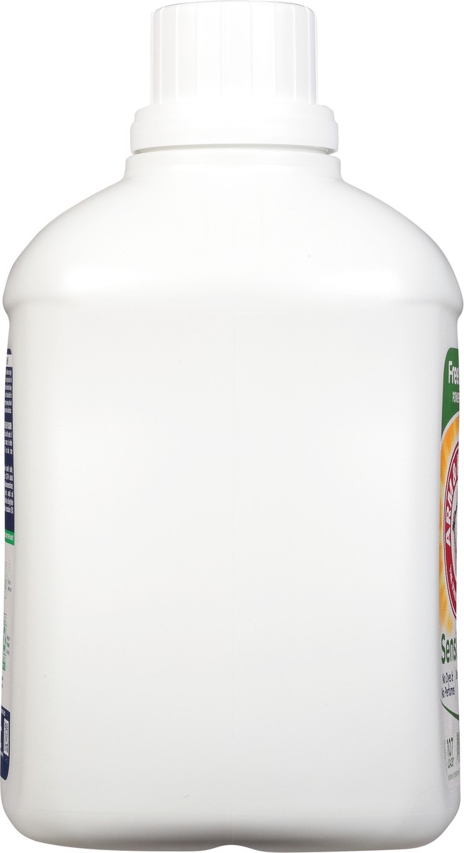 slide 7 of 9, ARM & HAMMER Sensitive Skin Free & Clear, 107 Loads Liquid Laundry Detergent, 144.5 fl oz, 144.5