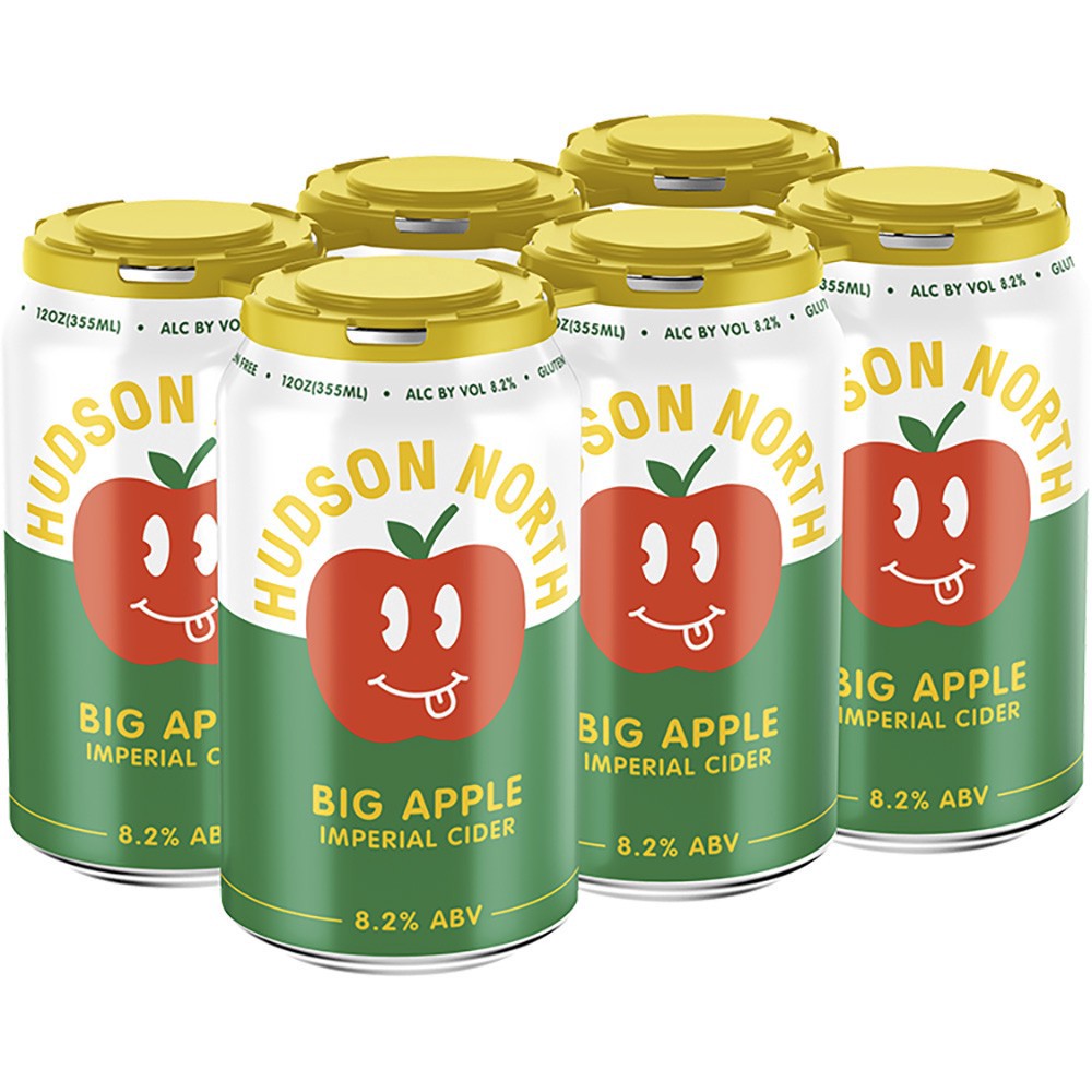 slide 1 of 1, Hudson North Big Apple Imerial Cider - 72 oz, 6 ct; 12 oz