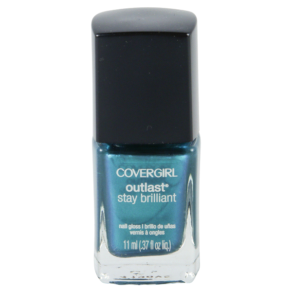 slide 1 of 3, Covergirl Outlast Stay Brilliant Nail Gloss, Constant Caribbean,, 1 ct