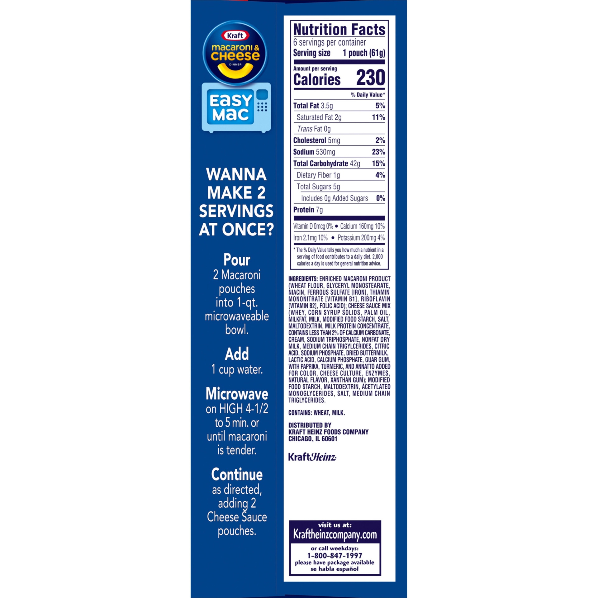 slide 5 of 7, Kraft Easy Mac Extreme Cheese Macaroni & Cheese Microwavable Dinner Packets, 6 ct; 12.9 oz