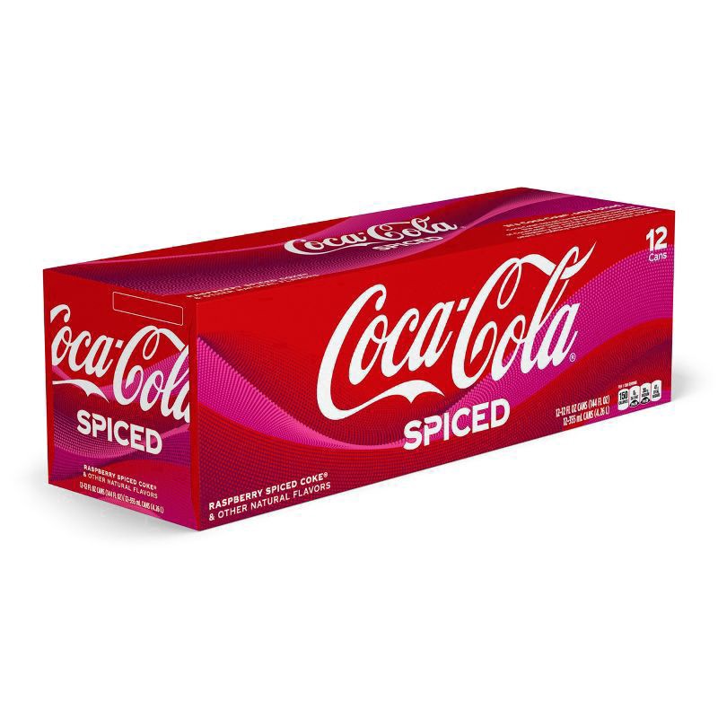 slide 4 of 7, Coca-Cola Spiced Fridge Pack Cans, 12 fl oz, 12 Pack, 12 ct; 12 fl oz
