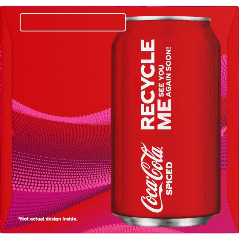 slide 5 of 7, Coca-Cola Spiced Fridge Pack Cans, 12 fl oz, 12 Pack, 12 ct; 12 fl oz