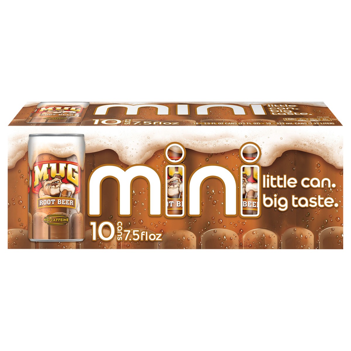 slide 1 of 1, Mug Soda Root Beer - 10 ct, 10 ct; 7.5 oz