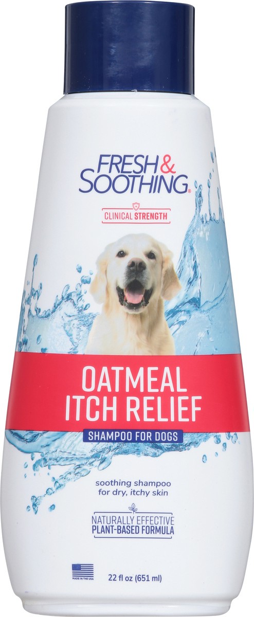 slide 2 of 9, Fresh & Soothing Clinical Strength Oatmeal Itch Relief Shampoo for Dogs 22 fl oz, 22 fl oz