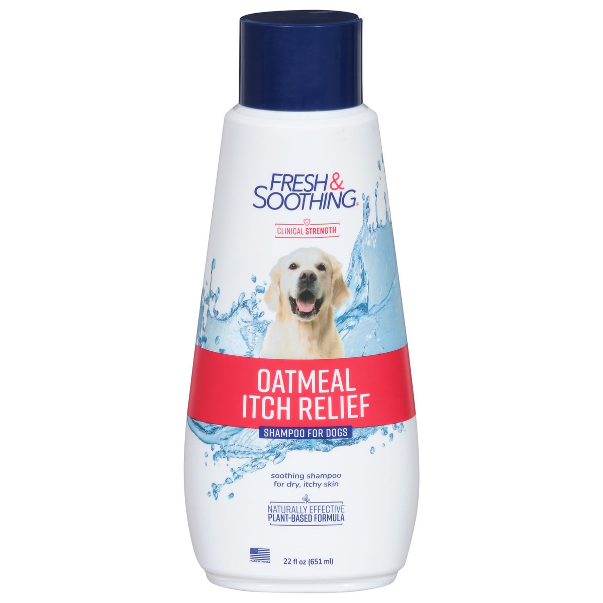 slide 1 of 9, Fresh & Soothing Clinical Strength Oatmeal Itch Relief Shampoo for Dogs 22 fl oz, 22 fl oz