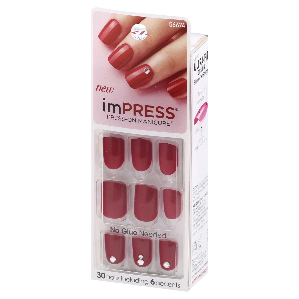 slide 4 of 9, imPRESS Press-On Manicure Tweetheart BIP240 Nails 1 ea, 1 ct