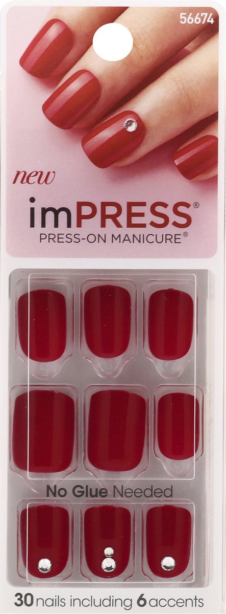 slide 7 of 9, imPRESS Press-On Manicure Tweetheart BIP240 Nails 1 ea, 1 ct