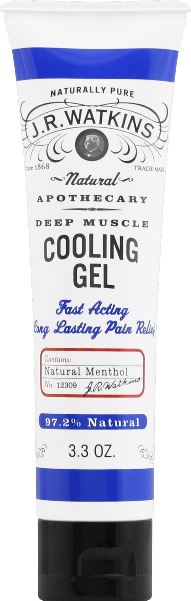 slide 2 of 3, J.R. Watkins Watkins Muscle Cooling Gel, 3.3 oz