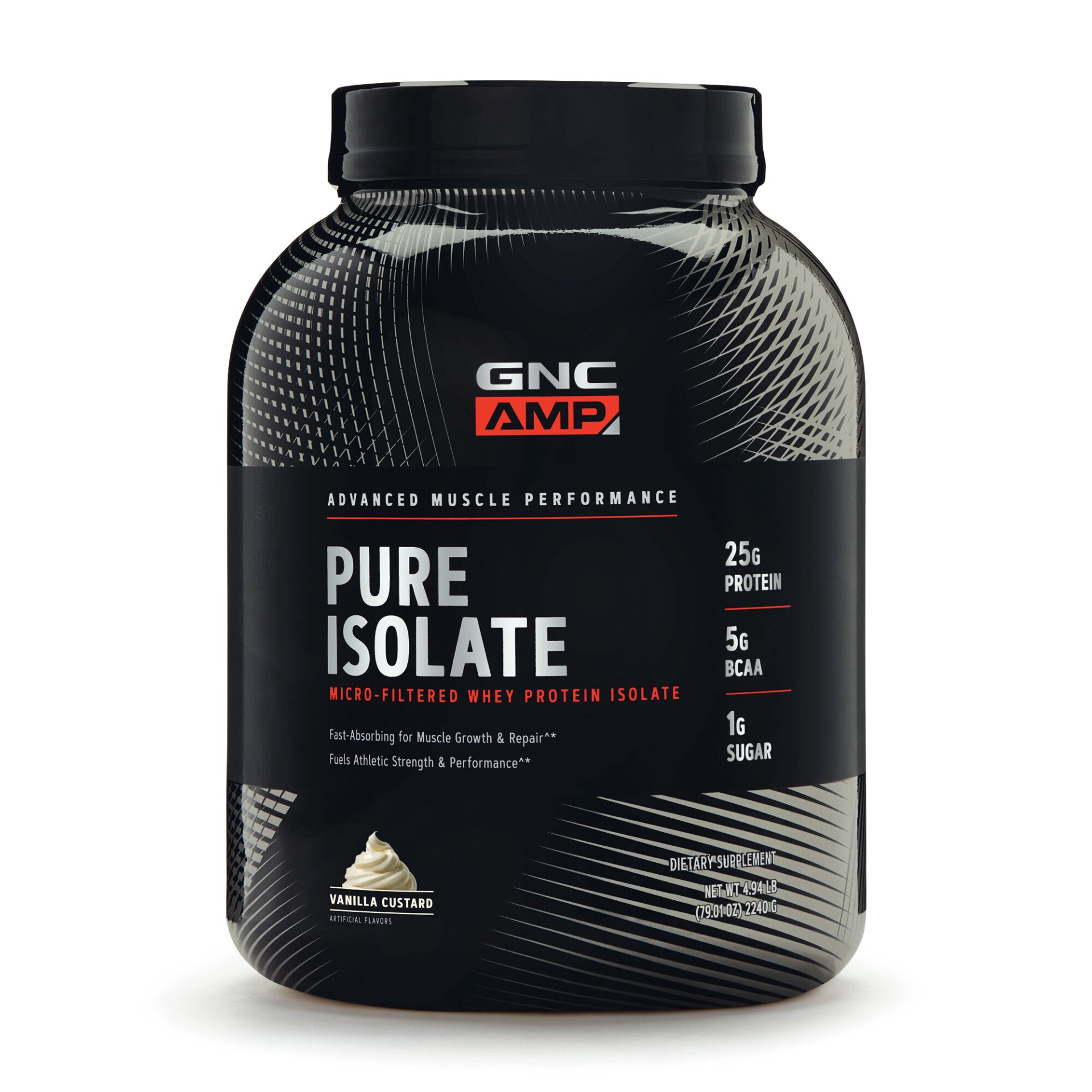 slide 1 of 1, GNC AMP Pure Isolate - Vanilla Custard, 1 ct