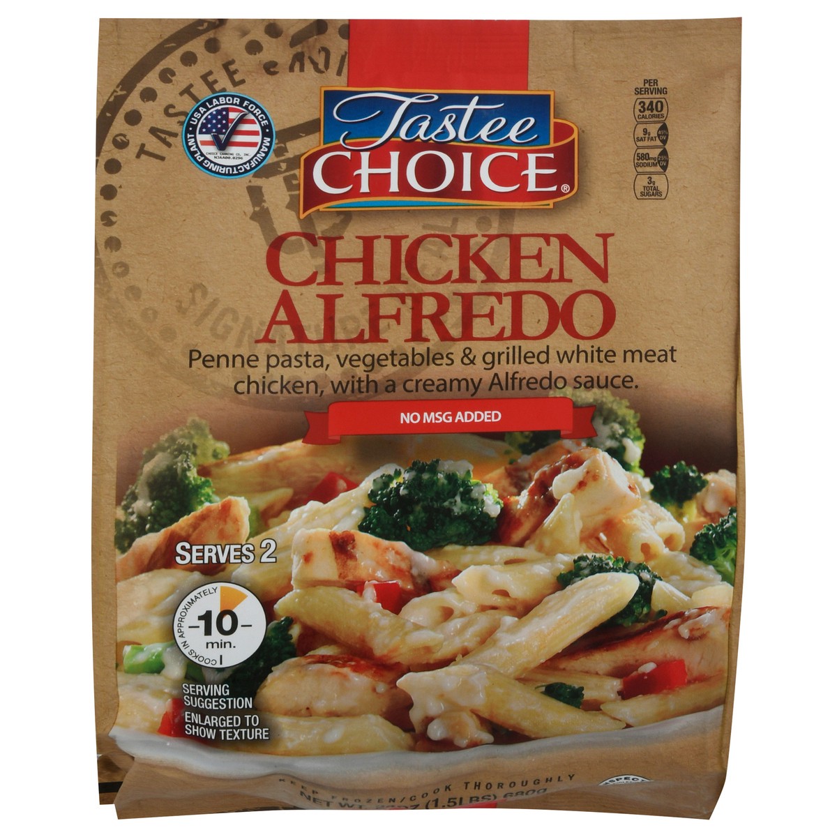 slide 6 of 13, Tastee Choice Chicken Alfredo 24 oz, 24 oz