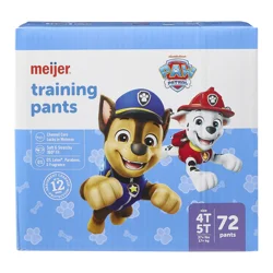 Meijer Training Pants Giant, Boy 4t/5t, 72ct