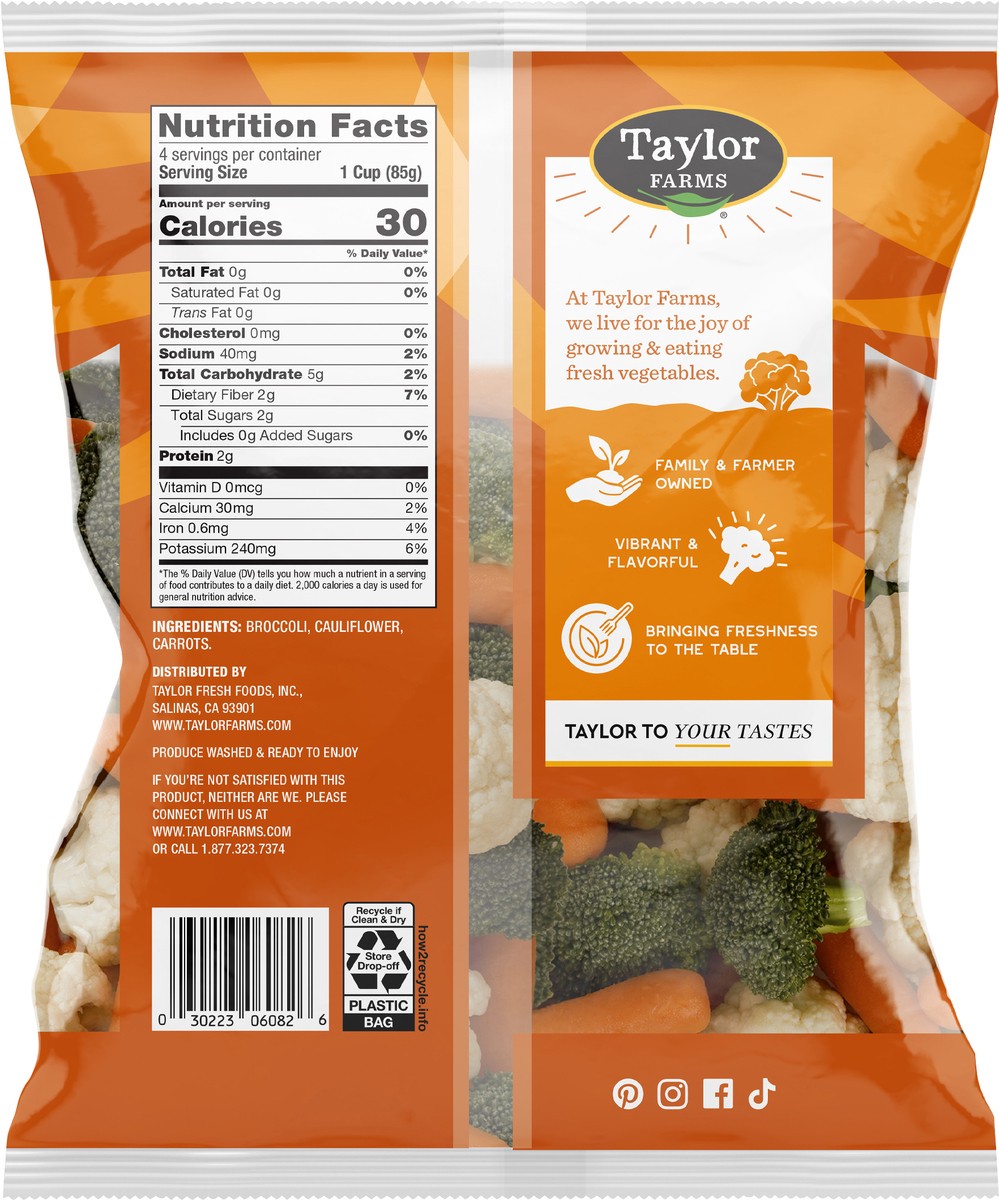 slide 2 of 3, Taylor Farms Vegetable Medley, 12 oz