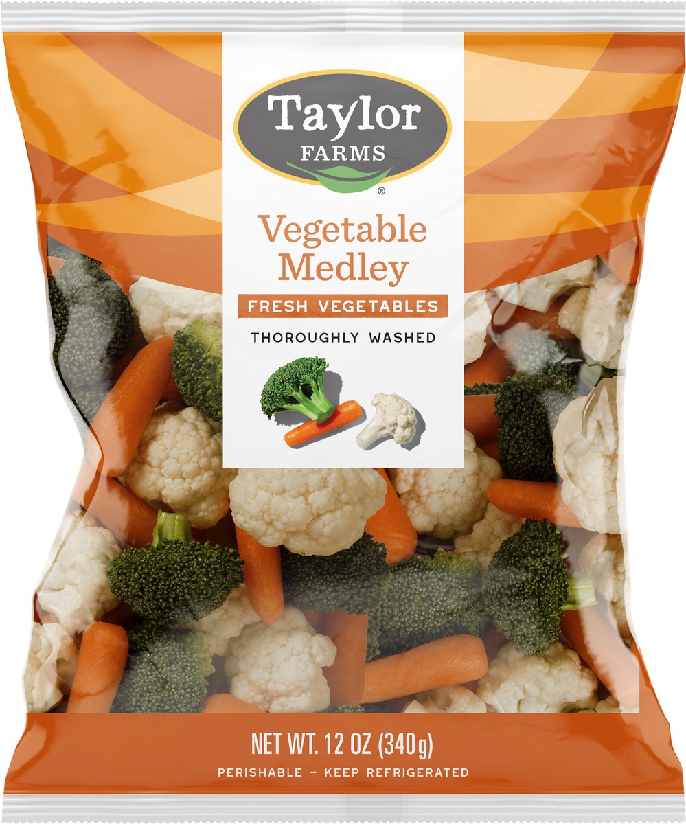 slide 3 of 3, Taylor Farms Vegetable Medley, 12 oz