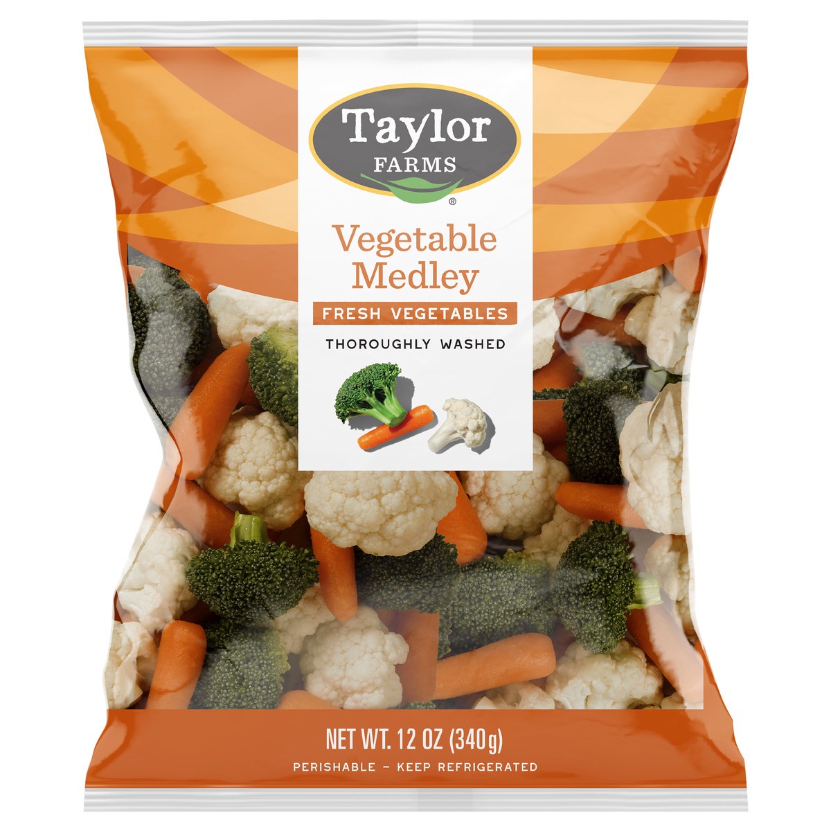 slide 1 of 3, Taylor Farms Vegetable Medley, 12 oz