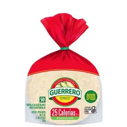 Guerrero 25 Calorie White Corn Tortillas