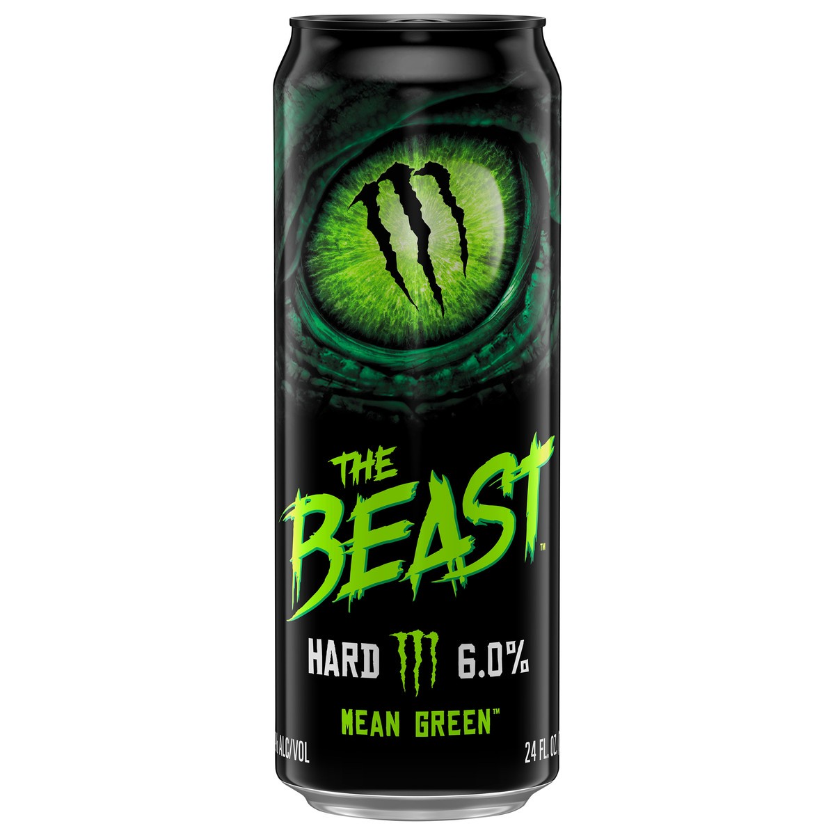 slide 1 of 6, Mean Green The Beast Mean Green Flavored Malt Beverage Craft Beer, 24 fl oz Can, 6% ABV, 24 oz