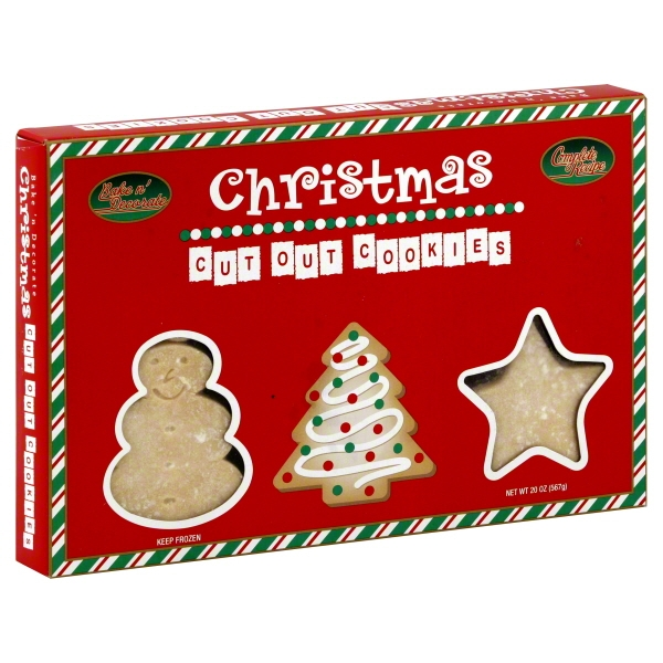 slide 1 of 1, Stone Gate Foods Complete Recipe Christmas Cut Out Cookies, 24 ct; 22 oz