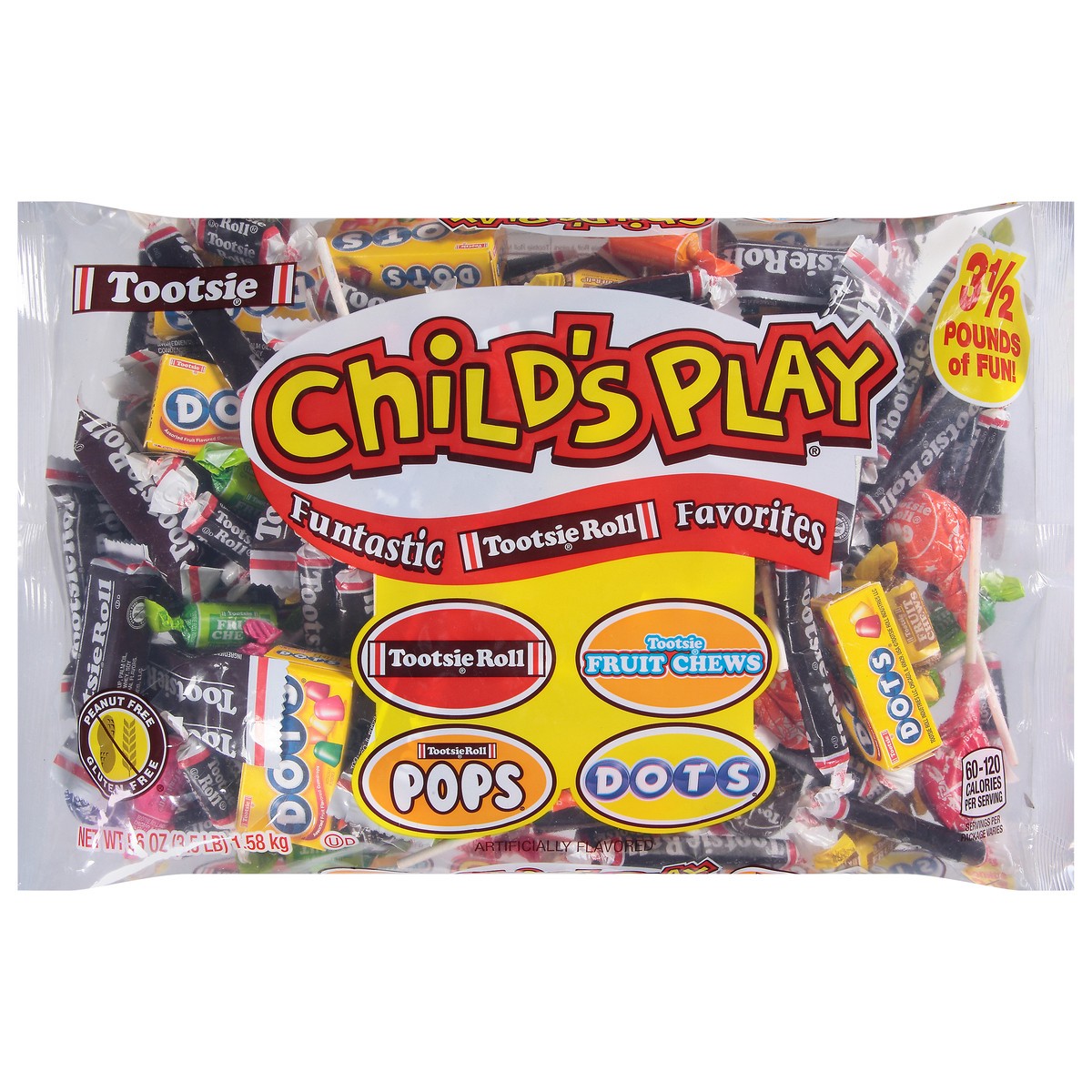 slide 1 of 9, Child's Play Tootsie Roll Halloween Child's Play, 3.5 lb