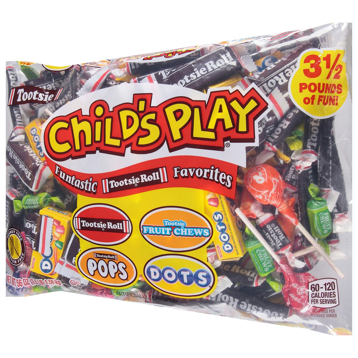 slide 5 of 9, Child's Play Tootsie Roll Halloween Child's Play, 3.5 lb