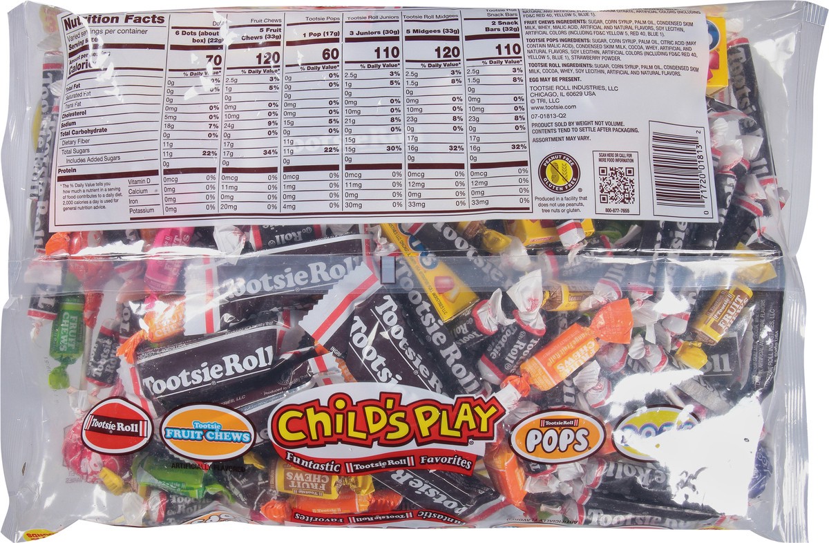 slide 9 of 9, Child's Play Tootsie Roll Halloween Child's Play, 3.5 lb