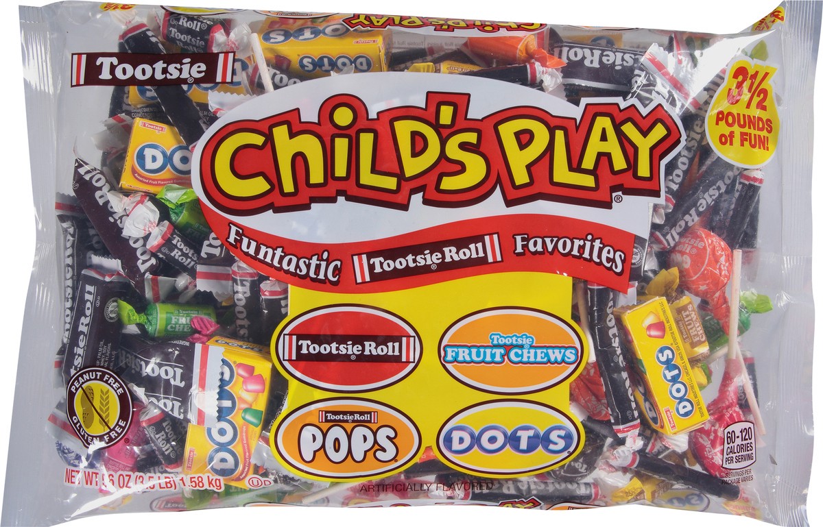 slide 8 of 9, Child's Play Tootsie Roll Halloween Child's Play, 3.5 lb