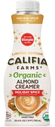 Califia Farms® Organic Holiday Spice Almond Milk Coffee Creamer