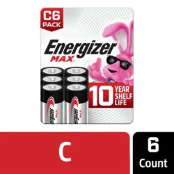 Energizer Max C Alkaline Batteries 6 Each