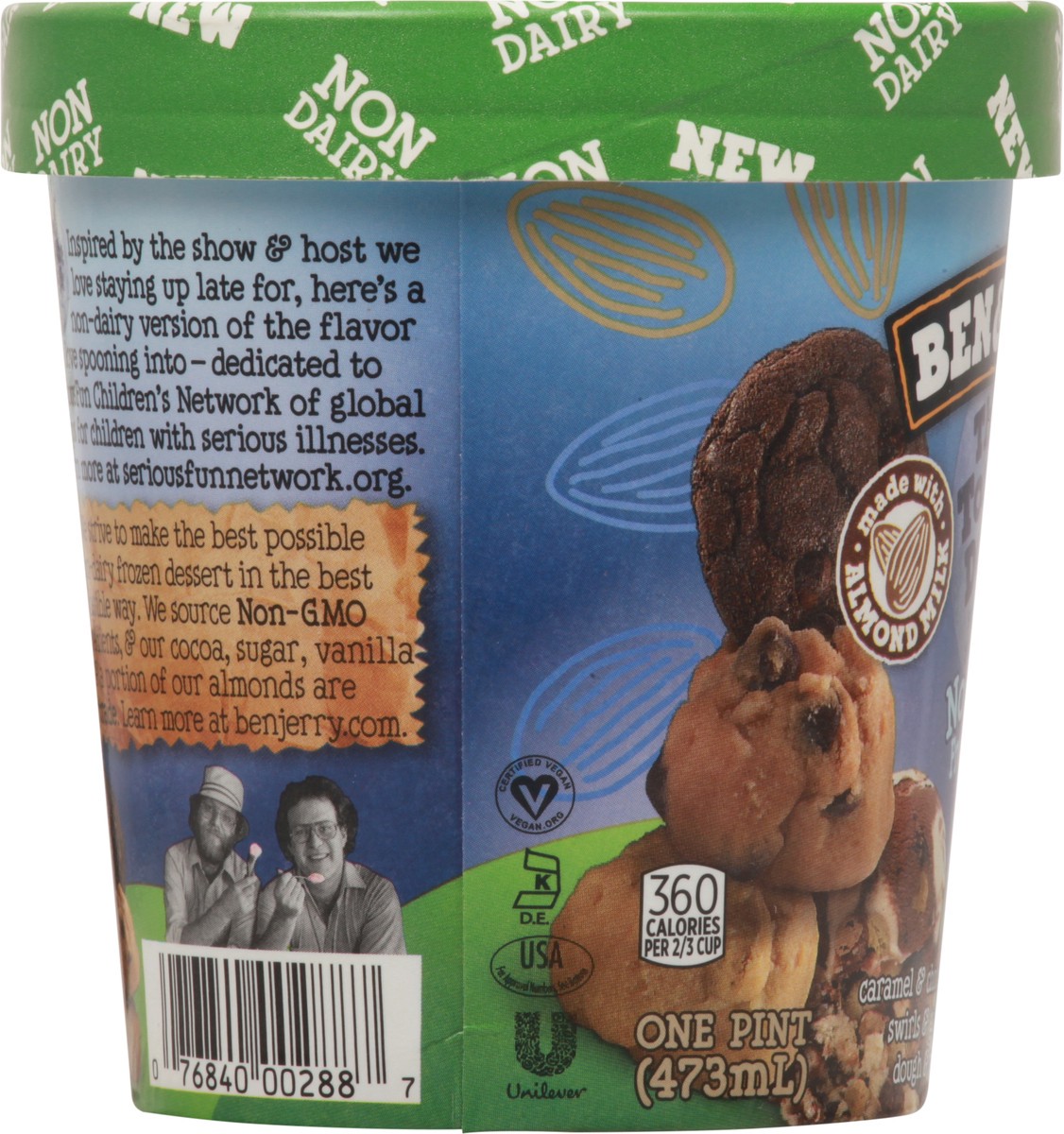 slide 3 of 13, Ben & Jerry's Non-Dairy The Tonight Dough Frozen Dessert 1 pt, 1 pint