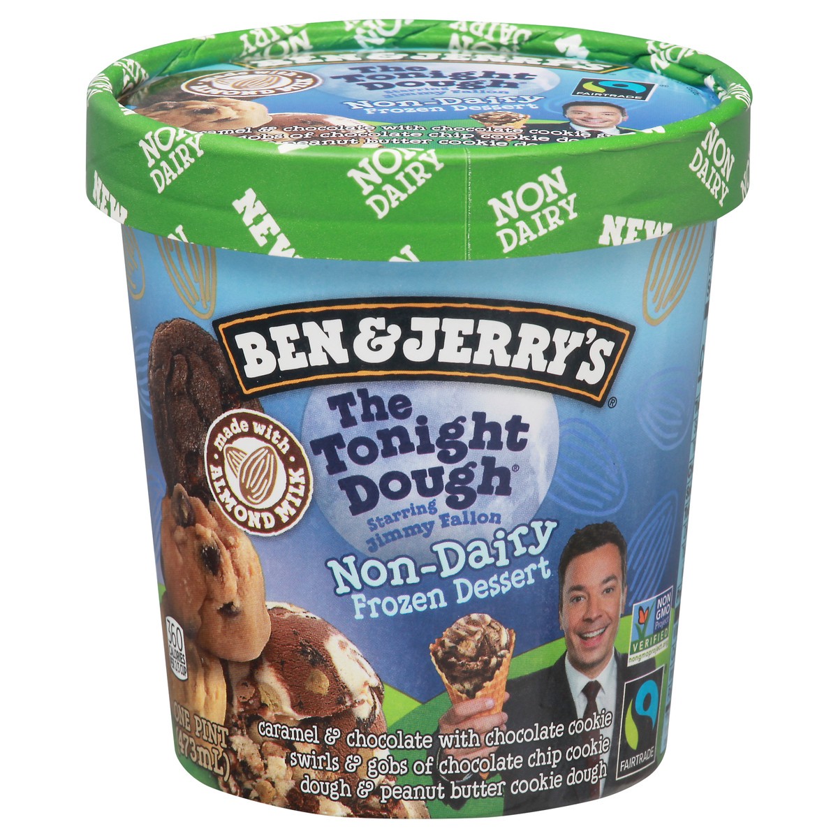 slide 4 of 13, Ben & Jerry's Non-Dairy The Tonight Dough Frozen Dessert 1 pt, 1 pint