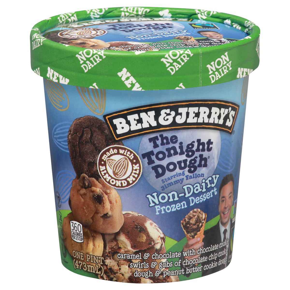 slide 9 of 13, Ben & Jerry's Non-Dairy The Tonight Dough Frozen Dessert 1 pt, 1 pint