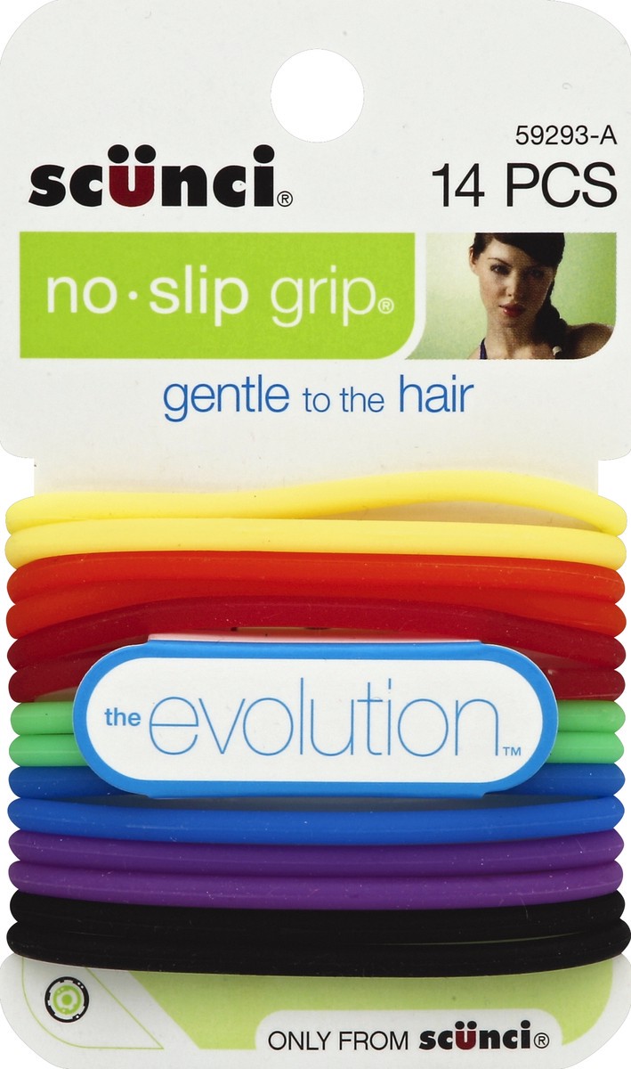 slide 2 of 2, scünci No-Slip Grip Evolution Elastics, 14 ct