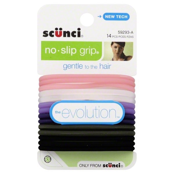 slide 1 of 2, scünci No-Slip Grip Evolution Elastics, 14 ct