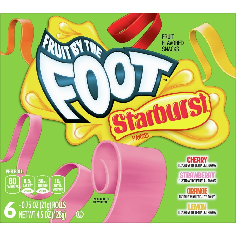 Betty Crocker Fruit By The Foot Starburst Flavors Variety Pack 6 Ct 45 Oz Shipt 9308