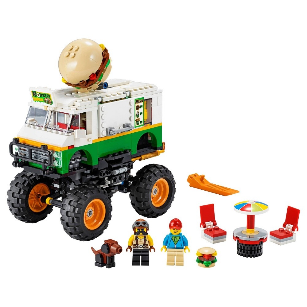 slide 7 of 7, LEGO Creator 3-in-1 Monster Burger Truck 31104 Building Kit, 1 ct